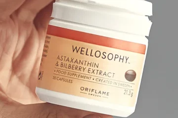 astaksantyna i ekstrakt z borówek oriflame wellosophy - 38557