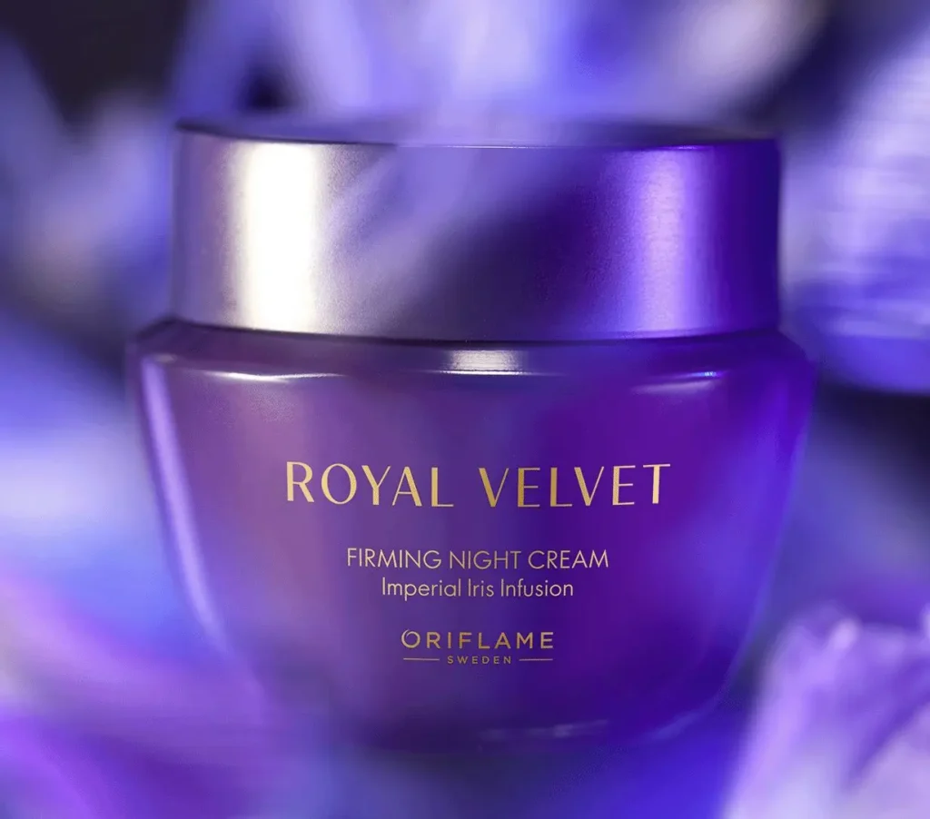 krem ujędrniający na noc oriflame royal velvet